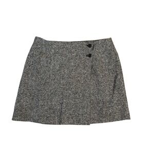 Hugo Buscati Women's Wool Wrap Skirt 32" Waist 12 14